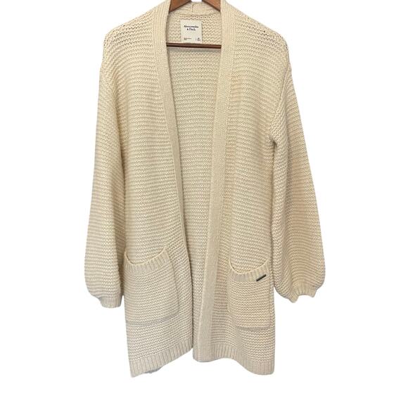 Abercrombie & Fitch Women's Chunky Long Cardigan Sweater Size XS - Picture 1 of 9